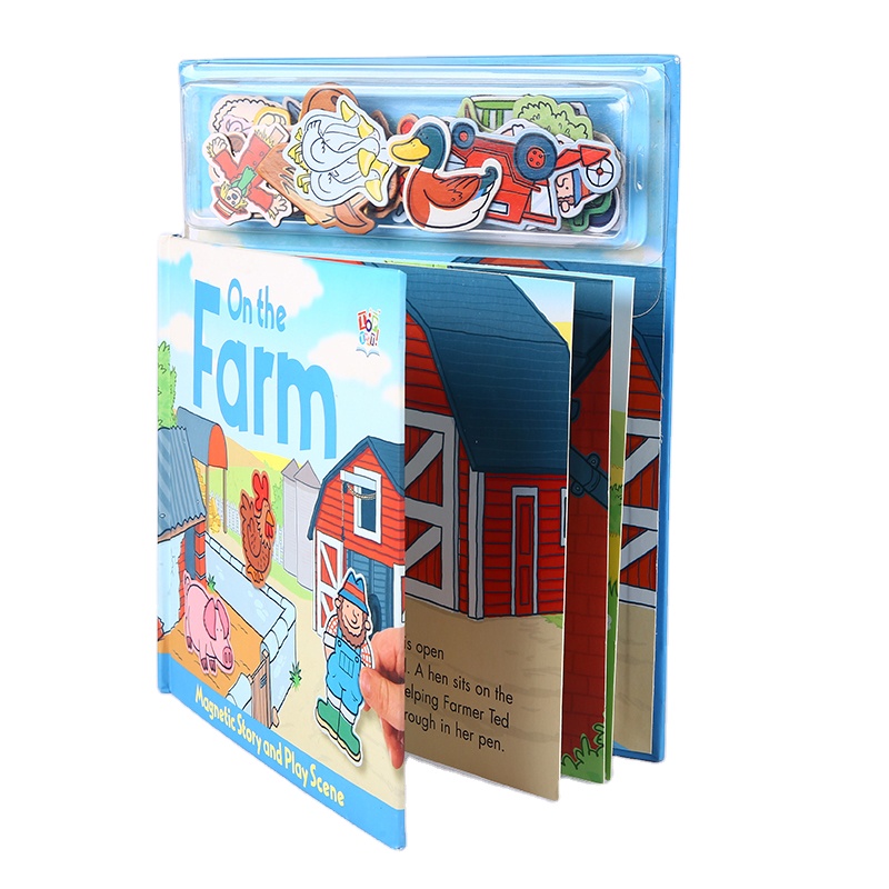 Personalizzati Per Bambini Per Bambini Inglese In Età Prescolare Libri di Storia Attività di Gioco Magnetico Libri di Puzzle Per I Bambini