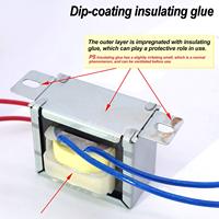 Transformateur de puissance à enroulement en cuivre sur mesure 110V 12V 50Hz, bobine toroïdale simple à haut rendement pour équipement industriel