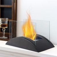 Brasero de table moderne en acier inoxydable, portable, sans fumée, au bioéthanol, pour l'extérieur