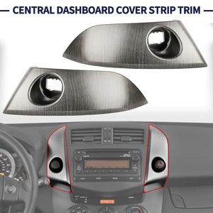 Paneles Decorativos para la Rejilla de Ventilación Central del Toyota RAV4 2006-2012, Plástico, Lado del Conductor y del Pasajero - Product Image 2