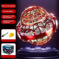 Nouveauté Jouet de balle volante LED UFO, rotation à 360 degrés, boomerang flottant, mini drone, jeu d'intérieur et d'extérieur, cadeau