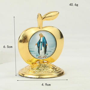 Katolik tema Retro dini Mary ve melek Oval ev dekorasyonu masaüstü ofis el sanatları süsler - Product Image 2