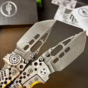 ปลอกมีดต่อสู้คุณภาพสูง ใบมีดสแตนเลส ด้ามจับสแตนเลส ความหนา 6.5 มม. รับประกัน 1 ปี สำหรับงาน DIY - Product Image 4