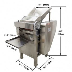 Stainless Steel Commercial High-speed Pasta Press Electric Dumpling Skin Rolling Bun <b>Kneading</b> Automatic Noodles Making <b>Machines</b> - Product Image 5