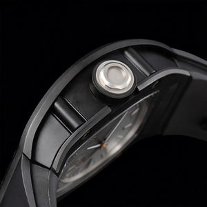 Fashionable Trendy Men's Stainless Steel Mechanical <b>Watch</b> with <b>Black</b> Ceramic Full Hollowed Dial Classic Tourbillon <b>Watch</b> - Product Image 5