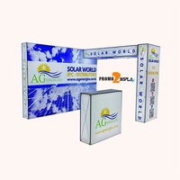 Support d'arche en aluminium robuste et résistant aux intempéries pour toile de fond, système d'exposition modulaire standard par sublimation thermique, montage facile pour