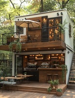 Maison préfabriquée en conteneur, assemblage rapide, intérieur personnalisé, bureau modulaire en conteneur pour chantier de construction