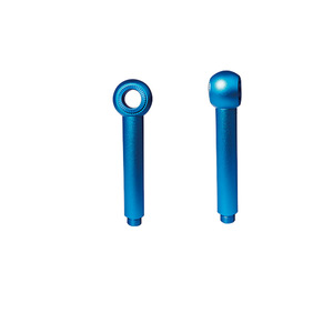 Poignée en alliage d'aluminium en forme de T, M6x20mm, surface anodisée bleue, sablée, pièce de quincaillerie industrielle - Product Image 2
