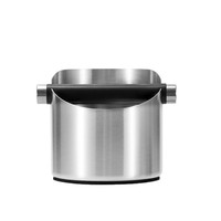 Contenitore per Residui di Caffè in Acciaio Inox Rinforzato, Scatola Anti-Scivolo per Rimozione Residui con Rivestimento PTFE, per Uso Domestico