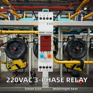 AFKV-53NHF 3-פאזה דיגיטלי מיניאטומה בממסר 220vac עבור דרום אמריקה לכשל פאזה - Product Image 5