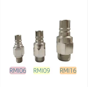 <span class=keywords><strong>Raccord</strong></span> rapide G1/8 1/4 à simple sens, plaque de couplage multi-accouplements, connecteur mâle RMI, <span class=keywords><strong>raccord</strong></span> en laiton nickelé - Product Image 1