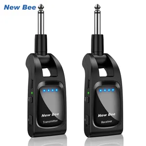 High Quality 6 Hours Long Battery Life Electronic Guitar Wireless System Rechargeable Guitar Transmitter Receiver