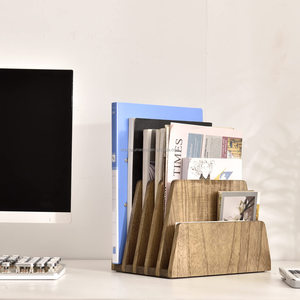 <span class=keywords><strong>Legno</strong></span> rustico casa ufficio <span class=keywords><strong>scrivania</strong></span> <span class=keywords><strong>Organizer</strong></span> rastrelliera di carta porta File in <span class=keywords><strong>legno</strong></span> ufficio <span class=keywords><strong>scrivania</strong></span> <span class=keywords><strong>Organizer</strong></span> File per ufficio - Product Image 2