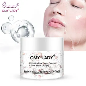 OMY LADY Collagen Night Anti-Aging-Creme Creme flache ovale Tube für Sonnencreme und Gesichts lotion