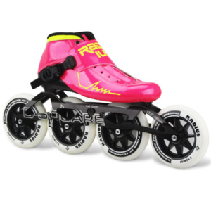Patines de velocidad profesionales EACH para adultos, 4 ruedas de carbono y PU, chasis de aluminio NS-236, patines en línea profesionales NS-236 - Product Image 3