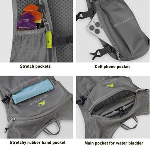 Échantillon gratuit – Gilet d'hydratation réfléchissant personnalisé pour la course à pied, sacoche pour téléphone, certifié BSCI, respirant, pour sports de plein air et trail running - Product Image 6