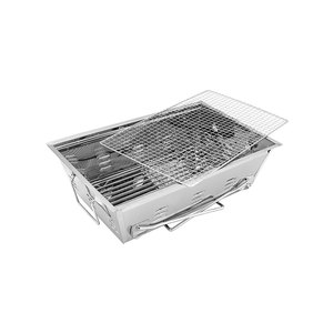 Hot <strong>Sale</strong> Mini Outdoor Portable Stainless Steel BBQ Grill Folding <strong>Charcoal</strong> <strong>Barbeque</strong> for 2-3 People with Flame Safety Device - Product Image 6