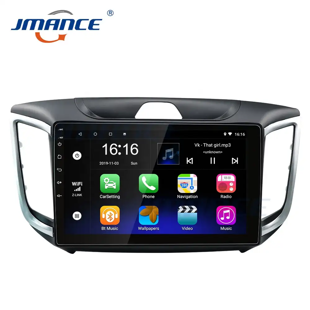 Touchscreen Multimedia GPS Navigation 2din Musik system Video DVD-Player Radio Android Autoradio Für Hyundai Ix25 Creta
