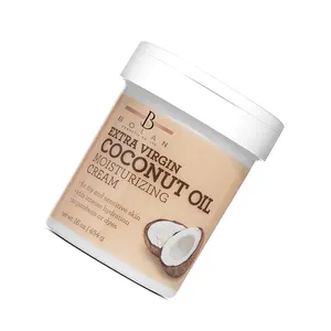 特级初榨椰子油保湿面霜，适用于干燥和暗沉皮肤的强效皮肤屏障修复