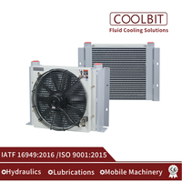Refroidisseur d'huile/glycol COOLBIT, échangeur de chaleur/radiateur/refroidisseur d'huile à plaques pour systèmes hydrauliques/lubrifications AH470-CA