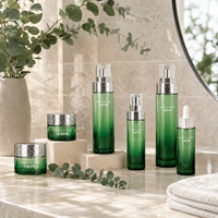 Bouteilles en verre de qualité supérieure, emballages cosmétiques, pot à crème 30g 50g 40ml 100ml 110ml, impression sérigraphique, couleurs personnalisées, OEM ODM, ensemble
