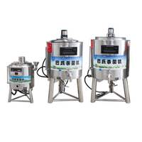 Kaas Melk Pasteur Machine à crème glacée automatique 50L Pasteurisateur et mélangeur de yaourt Pasteurisateur de lait