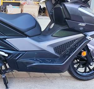 Accessoires pour moto, pare-chocs, barres de protection en acier inoxydable + repose-pieds, adaptés à la modification des pièces SYM MAXSYM 400 - Product Image 3