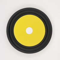 Haut-parleur de voiture 5 pouces avec cône en PP et bord en caoutchouc, bobine vocale de 20 mm, accessoires de subwoofer, pièces de rechange pour haut-parleur