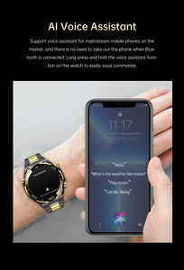 Горячая распродажа: умные часы с голосовым помощником, водонепроницаемость IP67, отслеживание фитнеса, поддержка голосовых вызовов, NFC, мониторинг здоровья - Product Image 6