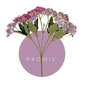 Hortensias moradas grandes Vintage de Europa, seda artificial individual para boda, Día de la madre, Pascua, Navidad, Año Nuevo, Halloween - Product Image 3