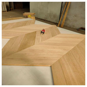 Francese Chevron AB grado europeo di quercia bianca facile installazione rovere ampia tavola pavimento in legno ingegnerizzato per Hotel - Product Image 5