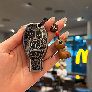 ฝาครอบเคสกุญแจรถยนต์ TPU สำหรับอุปกรณ์เสริม Mercedes Benz: <span class=keywords><strong>พวง</strong></span><span class=keywords><strong>กุญแจ</strong></span>รถยนต์สำหรับตกแต่ง - Product Image 3