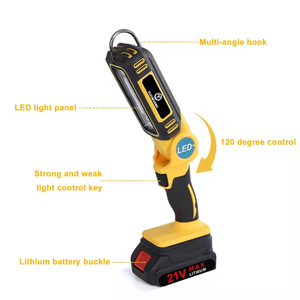 21V <b>LED</b> Cordless Work Flash <b>Light</b> Emergency Handheld Portable Adjustable Battery Power <b>Led</b> WD-STL01 <b>Led</b> <b>Light</b> Strip 21v - Product Image 2