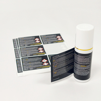 Étiquette personnalisée pour livret, autocollant multi-pages pliable pour bouteille de complément alimentaire, impression d'instructions pharmaceutiques