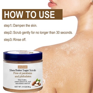 Exfoliante de Azúcar con Manteca de Karité Natural Hidratante y Exfoliante para el Cuidado de la Piel de Marca Privada para Todo Tipo de Piel para Mujeres - Product Image 2