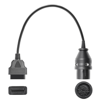Car OBD2 for Mercedes Benz MB 38Pin to OBD OBDII 16 Pin Diagnostic Adapter Connectors Cable