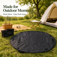 Sac de plage convertible 2-en-1 pour femmes, se transforme en grand tapis de pique-nique rond, sac en nylon imperméable pour la plage, la piscine, le camping
