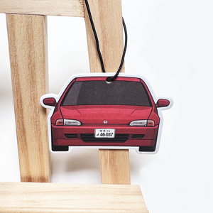 맞춤 로고 모양 나무 유기 섬유 향수 차량용 방향제 걸이형 차량용 향기 - Product Image 3