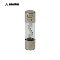 Fusible AGU pour voiture AK-F001 10-100a, fusible en verre AGU, pièces détachées automobiles, fusible de modification audio AGU
