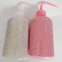 150ML Eau Squirt Bouteille Strass Lash Shampooing Emballage Extension De Cils Mousse Nettoyant Beauté Outil Squeeze Lavage Bouteilles
