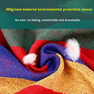 Hamaca Portátil Resistente para Jardín, Camping, Aire Libre, Turismo, <span class=keywords><strong>Playa</strong></span>, Balcón, Hamaca de Cuerda - Product Image 6