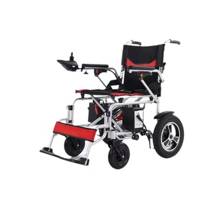Fauteuil roulant électrique KiweeCi pliable, léger, portable, en alliage d'aluminium, avec batterie 12A, pour personnes âgées, utilisation intérieure et extérieure - Product Image 4