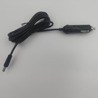 Câble d'alimentation de 3 m (10 pi) avec prise CC 5521 vers allume-cigare de voiture, durable et fiable pour l'alimentation des appareils 12 V