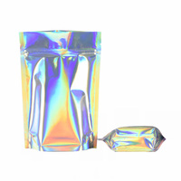 Sachet Doypack en Film Laser Aluminium Anti-Odeur avec Fermeture Éclair, Taille et Couleur Personnalisables, Emballage Alimentaire de Qualité