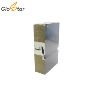 軽量で強力なロックウールサンドイッチパネル（PUエッジ付き）倉庫建設用 - Product Image 2