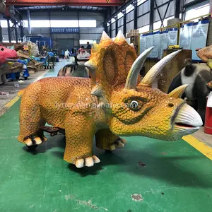 定制造型机械玩具动物牛电动骑恐龙骑