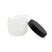 Pot de crème en plastique de luxe en forme de bol pour le soin de la peau, récipient cosmétique pour gommage corporel, vente en gros, 200ml