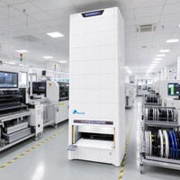 Module de levage vertical multi-étages avec ports d'accès intégrés pour équipements de levage dans les grands bâtiments d'usine à plusieurs étages
