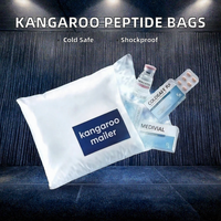Sacs isothermes Kangaroo Poly Mailers pour la livraison de peptides en pharmacie, chaîne du froid, avec résistance aux chocs