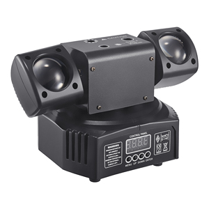 Éclairage de scène professionnel, 6 lampes à LED 3W <span class=keywords><strong>3535</strong></span>, 1 stroboscope doré 10W avec laser et contrôle DMX512 - Product Image 3